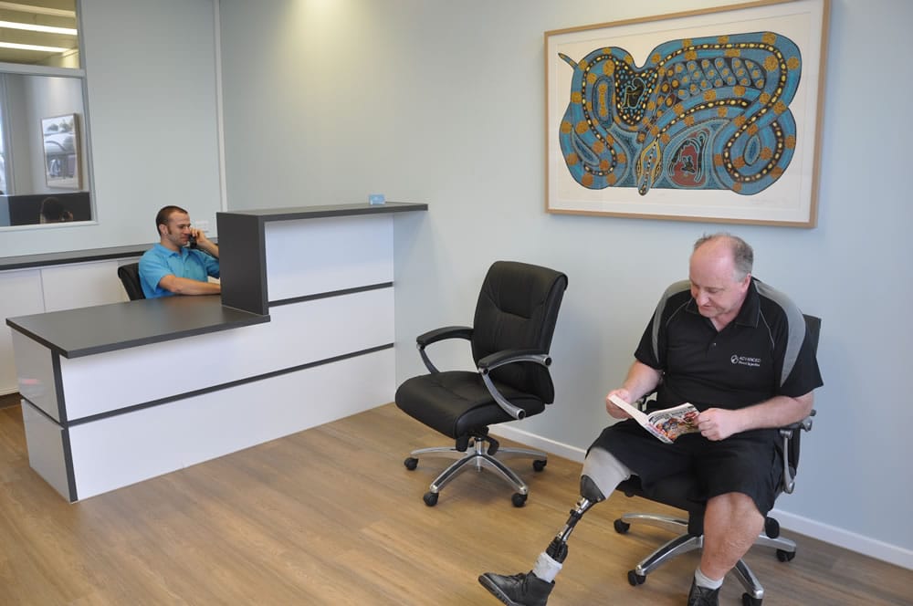 Freedom Prosthetics reception area