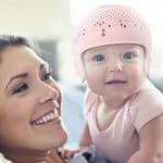 Baby with remolding helmet by Serkel